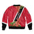 Trinidad and Tobago Bomber Jacket Scarlet Ibis With Chaconia Flower - Wonder Print Shop