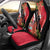 Trinidad and Tobago Car Seat Cover Scarlet Ibis With Chaconia Flower - Wonder Print Shop