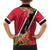 Trinidad and Tobago Family Matching Puletasi and Hawaiian Shirt Scarlet Ibis With Chaconia Flower - Wonder Print Shop