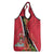 Trinidad and Tobago Grocery Bag Scarlet Ibis With Chaconia Flower