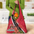 Trinidad and Tobago Grocery Bag Scarlet Ibis With Chaconia Flower