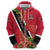 Trinidad and Tobago Hoodie Scarlet Ibis With Chaconia Flower - Wonder Print Shop