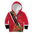 Trinidad and Tobago Kid Hoodie Scarlet Ibis With Chaconia Flower - Wonder Print Shop