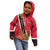 Trinidad and Tobago Kid Hoodie Scarlet Ibis With Chaconia Flower - Wonder Print Shop