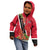 Trinidad and Tobago Kid Hoodie Scarlet Ibis With Chaconia Flower - Wonder Print Shop