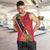 Trinidad and Tobago Men Tank Top Scarlet Ibis With Chaconia Flower - Wonder Print Shop