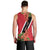 Trinidad and Tobago Men Tank Top Scarlet Ibis With Chaconia Flower - Wonder Print Shop