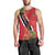 Trinidad and Tobago Men Tank Top Scarlet Ibis With Chaconia Flower - Wonder Print Shop