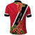 Trinidad and Tobago Polo Shirt Scarlet Ibis With Chaconia Flower - Wonder Print Shop