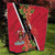 Trinidad and Tobago Quilt Scarlet Ibis With Chaconia Flower