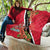 Trinidad and Tobago Quilt Scarlet Ibis With Chaconia Flower