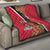 Trinidad and Tobago Quilt Scarlet Ibis With Chaconia Flower