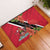 Trinidad and Tobago Rubber Doormat Scarlet Ibis With Chaconia Flower - Wonder Print Shop