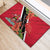 Trinidad and Tobago Rubber Doormat Scarlet Ibis With Chaconia Flower - Wonder Print Shop