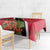 Trinidad and Tobago Tablecloth Scarlet Ibis With Chaconia Flower - Wonder Print Shop