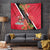 Trinidad and Tobago Tapestry Scarlet Ibis With Chaconia Flower