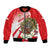 Indonesia Bomber Jacket Javan Hawk Eagle Melati Flower - Wonder Print Shop