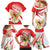 Indonesia Family Matching Mermaid Dress and Hawaiian Shirt Javan Hawk Eagle Melati Flower - Wonder Print Shop