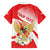 Indonesia Family Matching Off Shoulder Short Dress and Hawaiian Shirt Javan Hawk Eagle Melati Flower - Wonder Print Shop