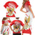 Indonesia Family Matching Short Sleeve Bodycon Dress and Hawaiian Shirt Javan Hawk Eagle Melati Flower - Wonder Print Shop