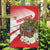 Indonesia Garden Flag Javan Hawk Eagle Melati Flower - Wonder Print Shop