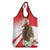 Indonesia Grocery Bag Javan Hawk Eagle Melati Flower