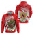 Indonesia Hoodie Javan Hawk Eagle Melati Flower - Wonder Print Shop