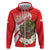 Indonesia Hoodie Javan Hawk Eagle Melati Flower - Wonder Print Shop