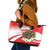 Indonesia Leather Tote Bag Javan Hawk Eagle Melati Flower