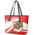 Indonesia Leather Tote Bag Javan Hawk Eagle Melati Flower