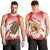 Indonesia Men Tank Top Javan Hawk Eagle Melati Flower - Wonder Print Shop