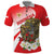 Indonesia Polo Shirt Javan Hawk Eagle Melati Flower - Wonder Print Shop