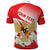 Indonesia Polo Shirt Javan Hawk Eagle Melati Flower - Wonder Print Shop