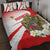 Indonesia Quilt Bed Set Javan Hawk Eagle Melati Flower - Wonder Print Shop