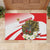 Indonesia Rubber Doormat Javan Hawk Eagle Melati Flower - Wonder Print Shop