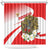 Indonesia Shower Curtain Javan Hawk Eagle Melati Flower