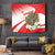 Indonesia Tapestry Javan Hawk Eagle Melati Flower