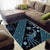 Indonesia Batik Pattern Area Rug Blue Version - Wonder Print Shop