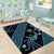 Indonesia Batik Pattern Area Rug Blue Version - Wonder Print Shop