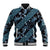 Indonesia Batik Pattern Baseball Jacket Blue Version - Wonder Print Shop