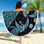 Indonesia Batik Pattern Beach Blanket Blue Version - Wonder Print Shop