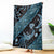 Indonesia Batik Pattern Blanket Blue Version