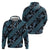 Indonesia Batik Pattern Hoodie Blue Version - Wonder Print Shop