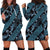 Indonesia Batik Pattern Hoodie Dress Blue Version - Wonder Print Shop