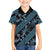 Indonesia Batik Pattern Kid Hawaiian Shirt Blue Version - Wonder Print Shop