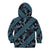 Indonesia Batik Pattern Kid Hoodie Blue Version - Wonder Print Shop