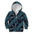 Indonesia Batik Pattern Kid Hoodie Blue Version - Wonder Print Shop