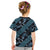 Indonesia Batik Pattern Kid T Shirt Blue Version - Wonder Print Shop