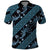 Indonesia Batik Pattern Polo Shirt Blue Version - Wonder Print Shop