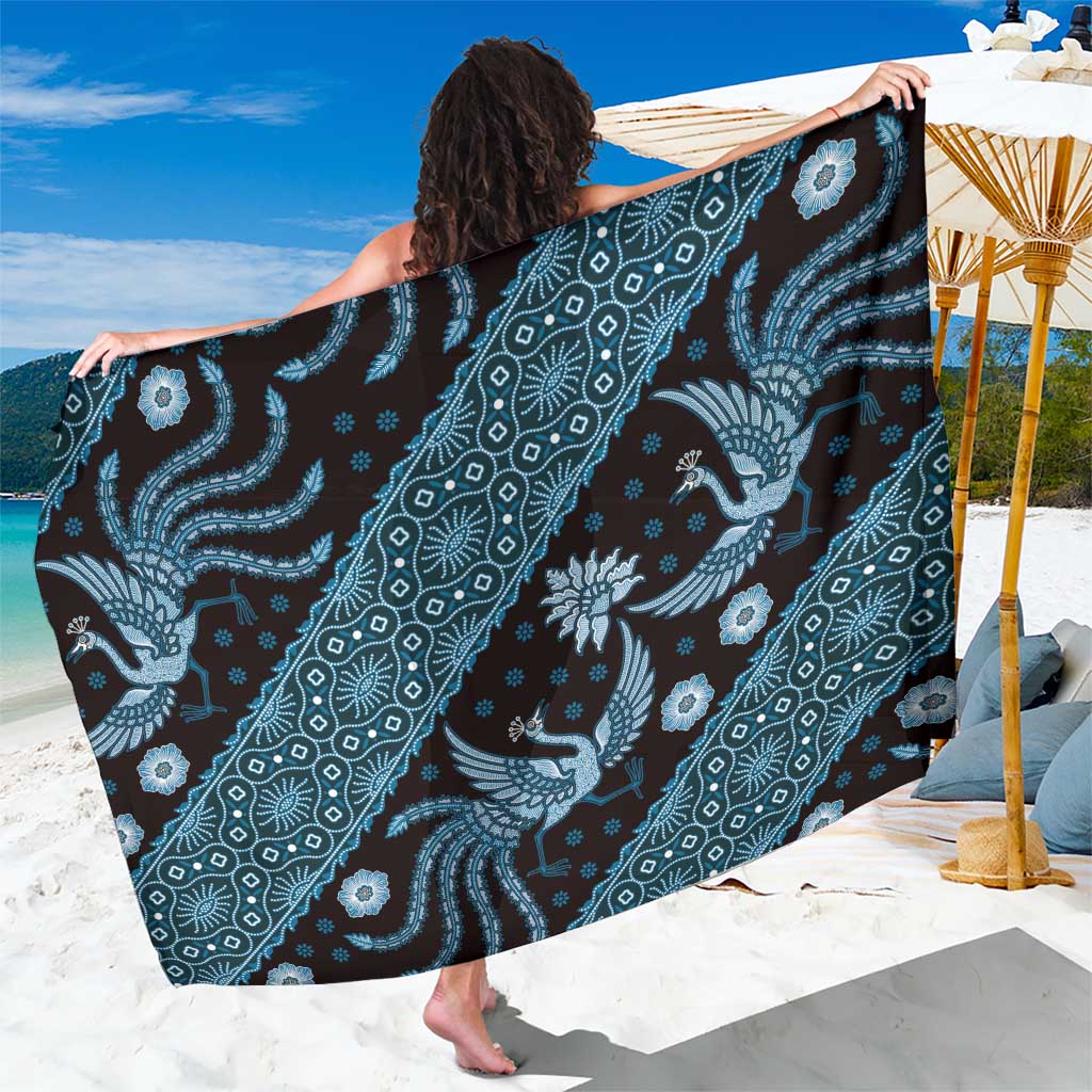 Indonesia Batik Pattern Sarong Blue Version - Wonder Print Shop